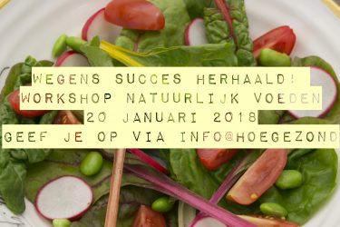 workshop ‘Natuurlijk Voeden’