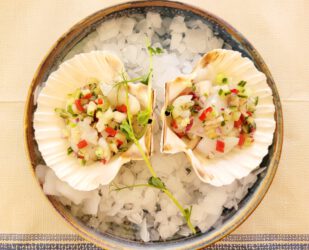 Ceviche van Sint Jacobsschelp