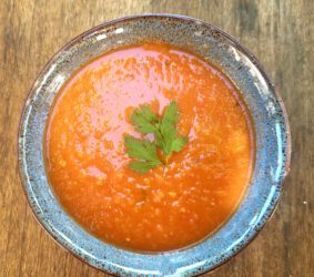 Geroosterde tomatensoep